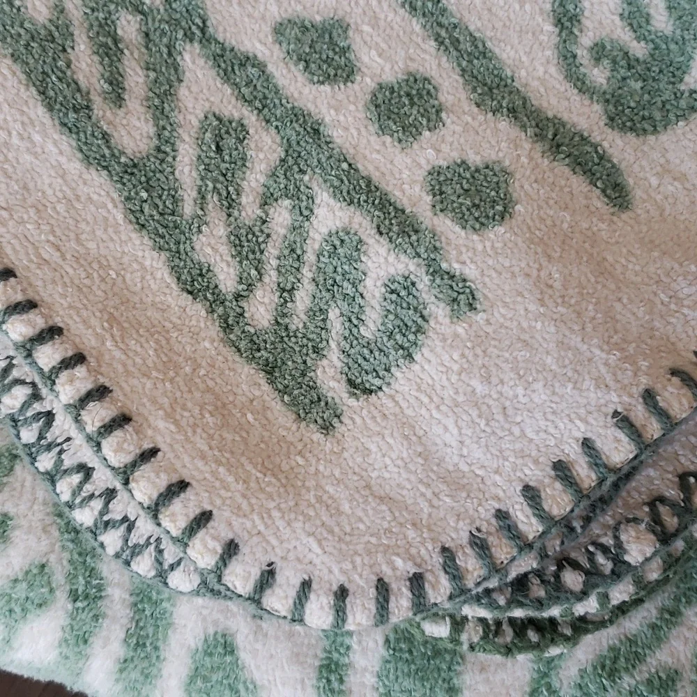 Vintage Cotton Bath Towel Wash Cloth Set